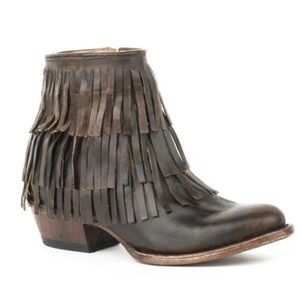 STETSON Women's Maggie Fringe Western Boots